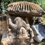 Old Remains of the Carvings Kiradu Temple Rajasthan