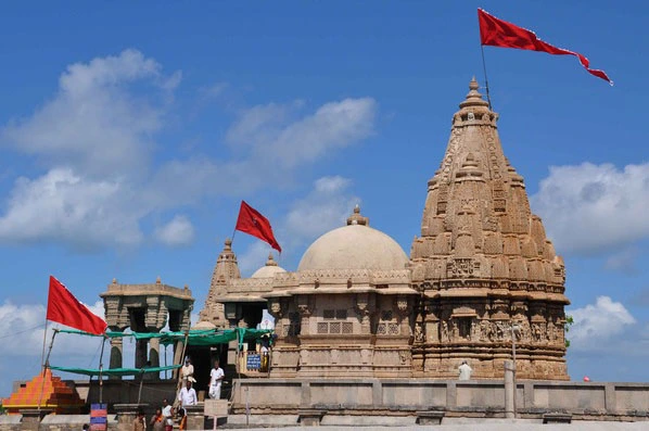 Rukmini Devi Temple Dwarka side view