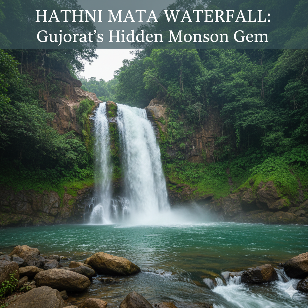 Hathni mata waterfall image