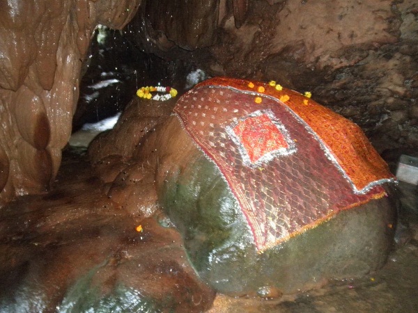 Image of the hathni mata temple inside view