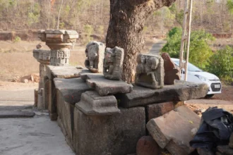 idols at Hanuman Mandir Panch Khobla
